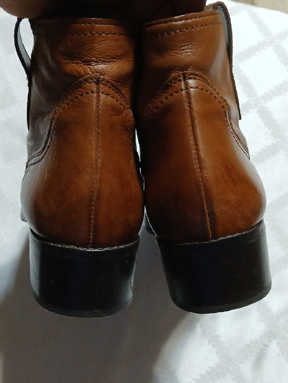Paul Green Brown Leather Ankle Boots Size 7UK 9.5 US - Picture 3 of 7